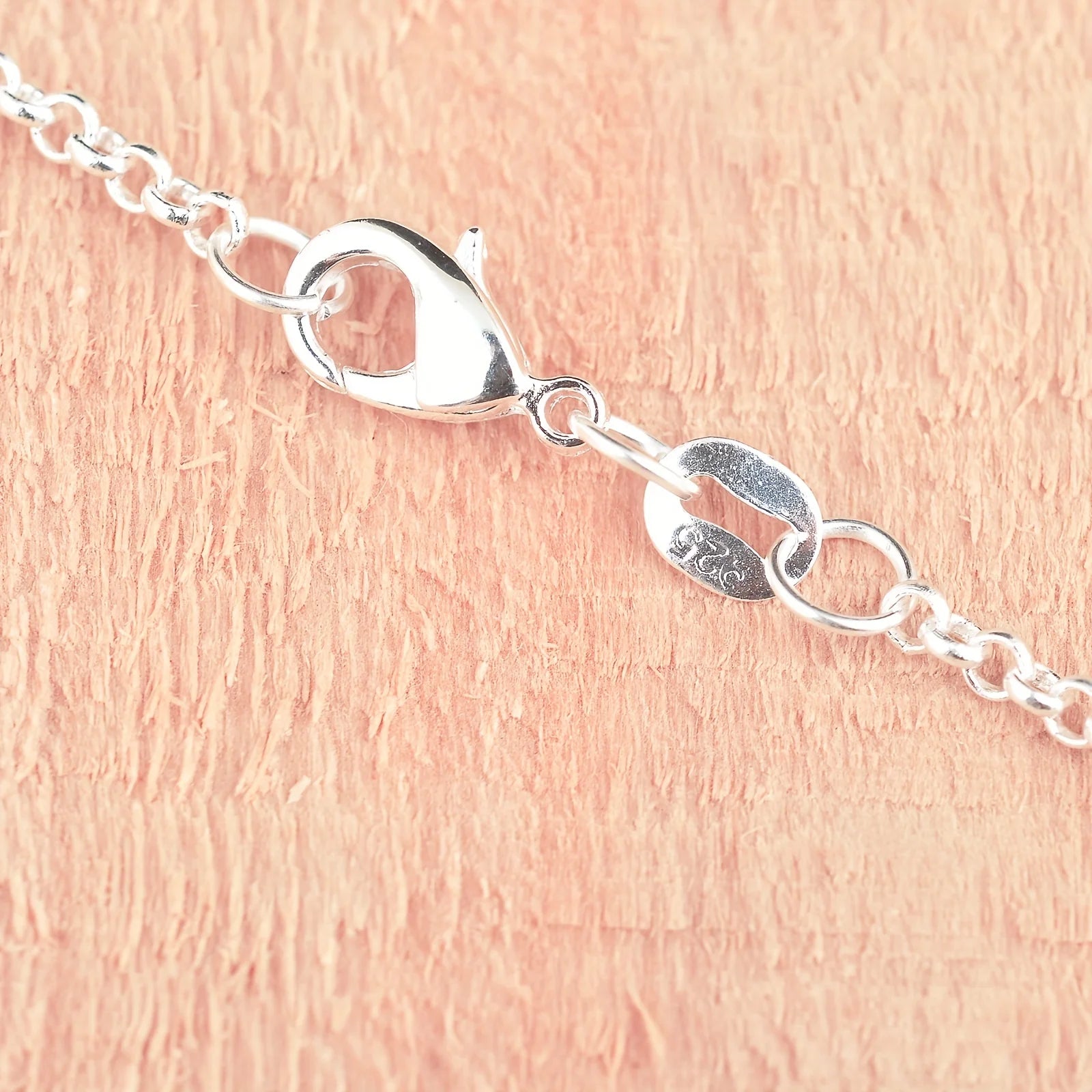 10PCS Wholesale Pure 925 Sterling Silver Color Charm Link Chain Necklace Jewelry with Strong Smooth Lobster Clasps 16-30 Inch Qme