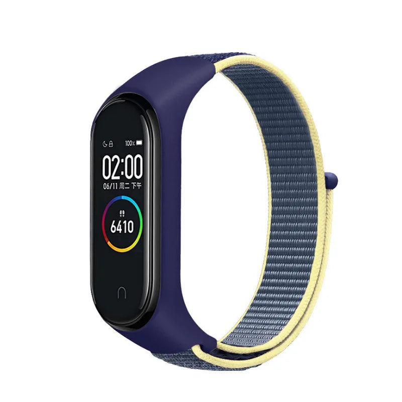 Durable Nylon Loop Watch Strap Freely Adjustable Velcro Xiaomi Mi