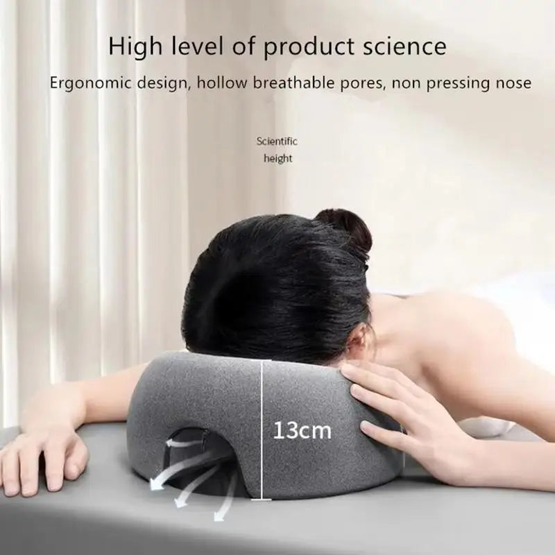 Face Down Pillow Prone Massage Cradle Cushion U Shaped Memory Foam Qme