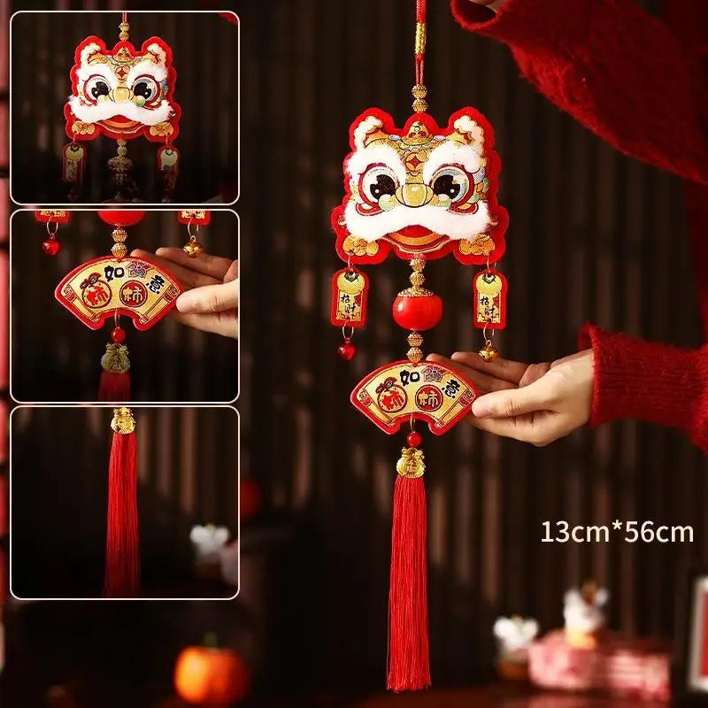 Lucky Lion Dance Decoraitons DIY Party Ornament Spring Festival Home Qme A3