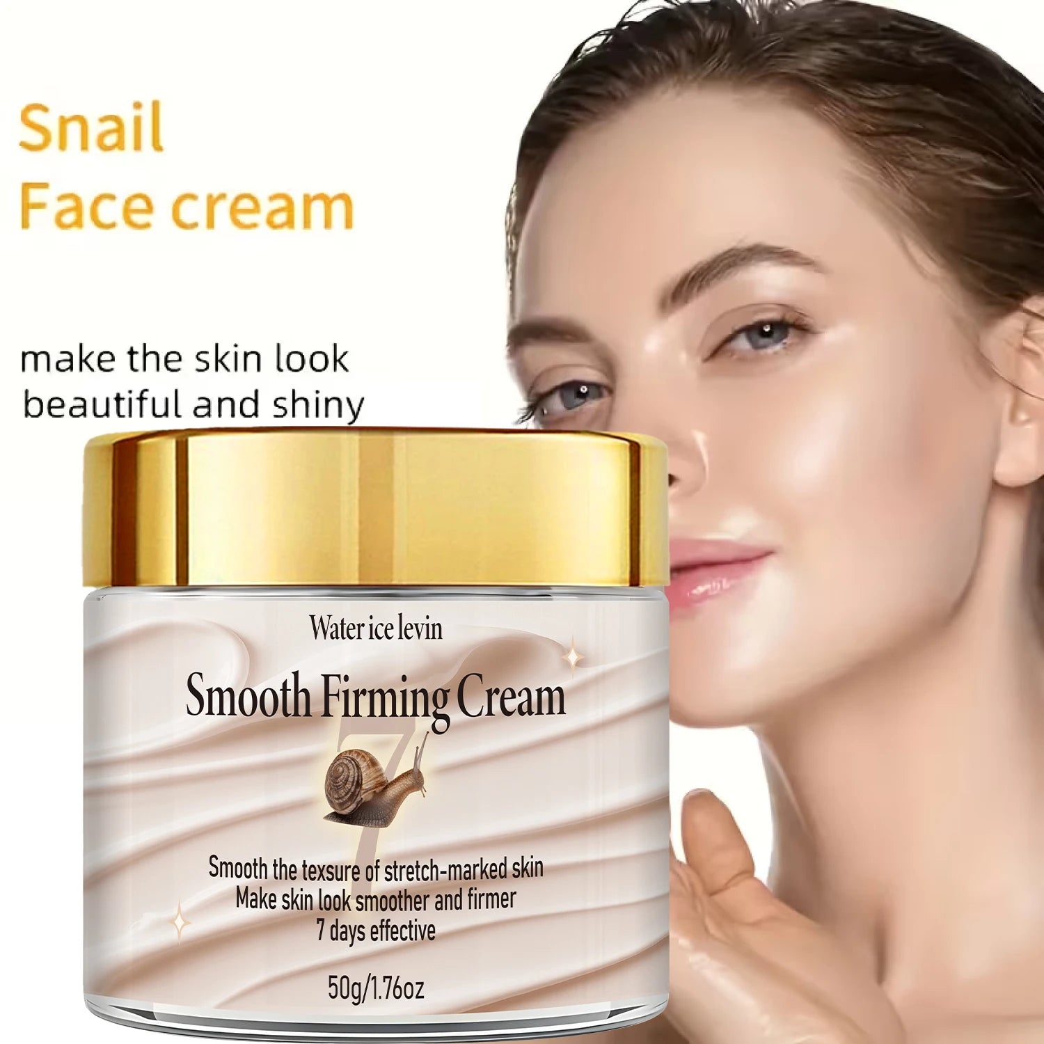 Snail Retinol Firming Cream - 7 Days Effective, Collagen & Shea Butter Infused, Smooth Stretch Marks & Firm Skin Qme