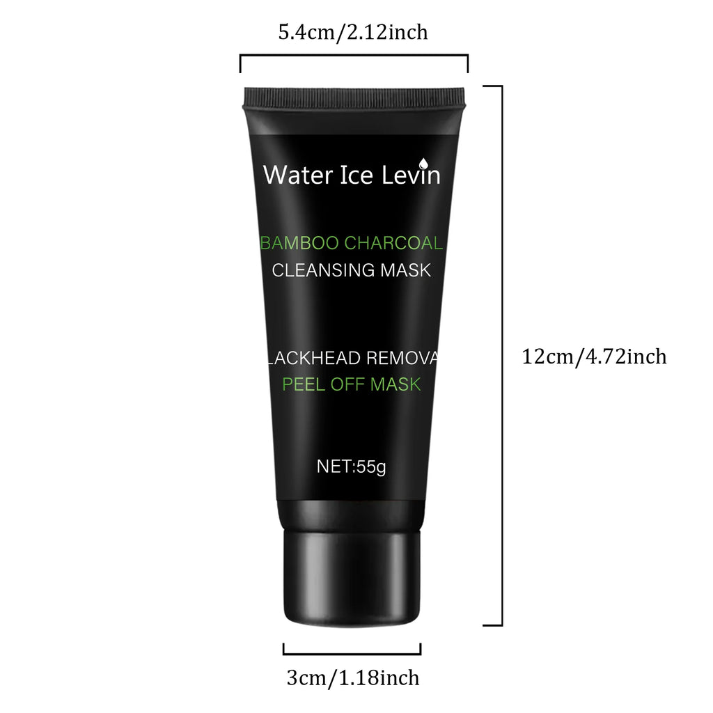 Bamboo charcoal cleansing mask Blackhead Removal Deep Mask Deep Cleansing Cleansing Exfoliating Mask Treatment Black Mask Qme