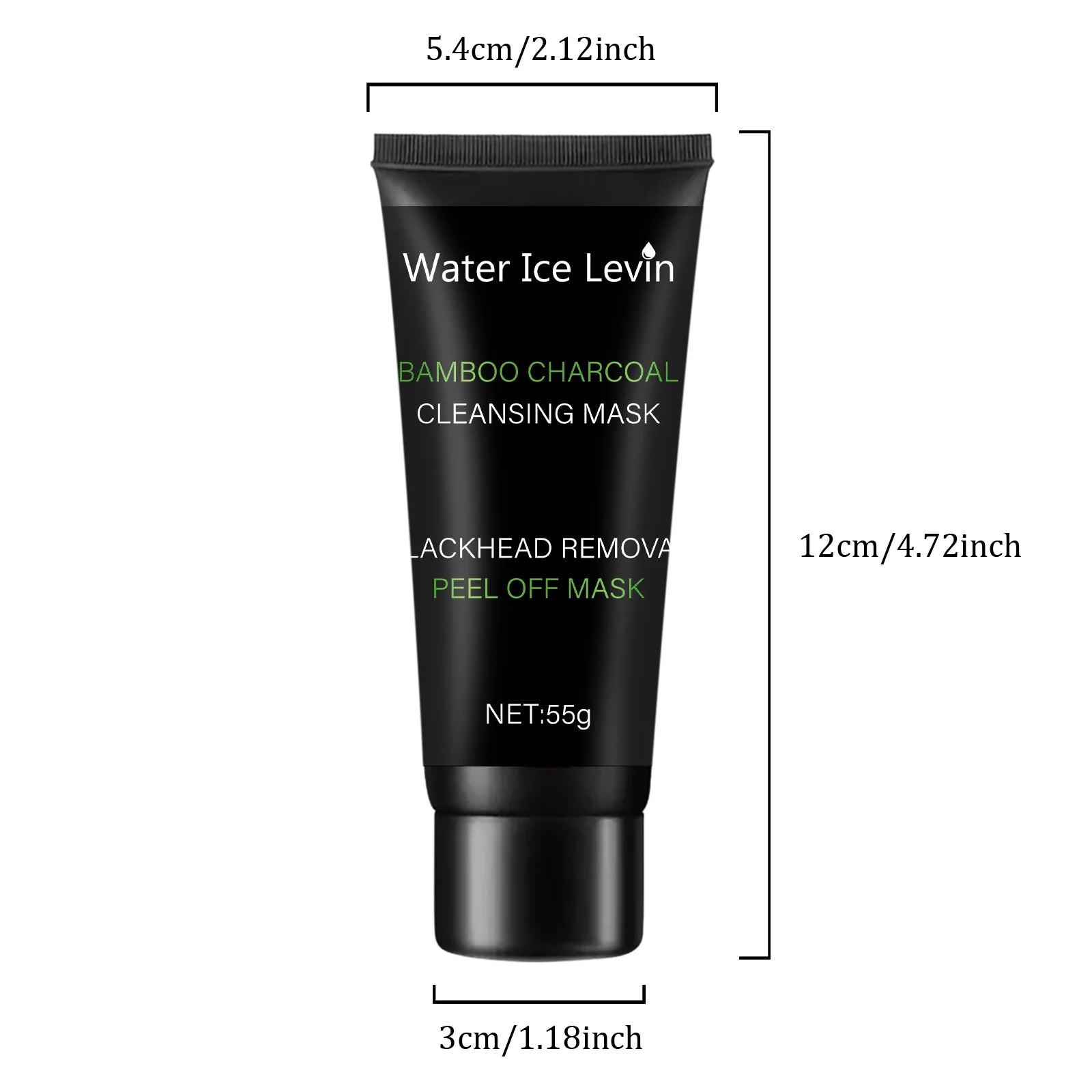 Bamboo charcoal cleansing mask Blackhead Removal Deep Mask Deep Cleansing Cleansing Exfoliating Mask Treatment Black Mask Qme