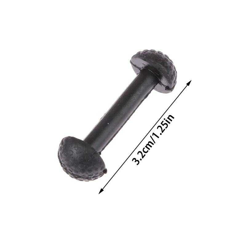 10X for Motu Leg Band Vintage Figures Replacement Connectors Clip Black Rubber Leg Band Replacement Connectors Qme