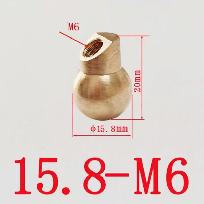 1Pc CNC Machine Tool Oblique Spray Brass Ball Coolant Nozzle Tool Holder Ball Joint Nozzle Accessories. Qme 1pc 15.8MM