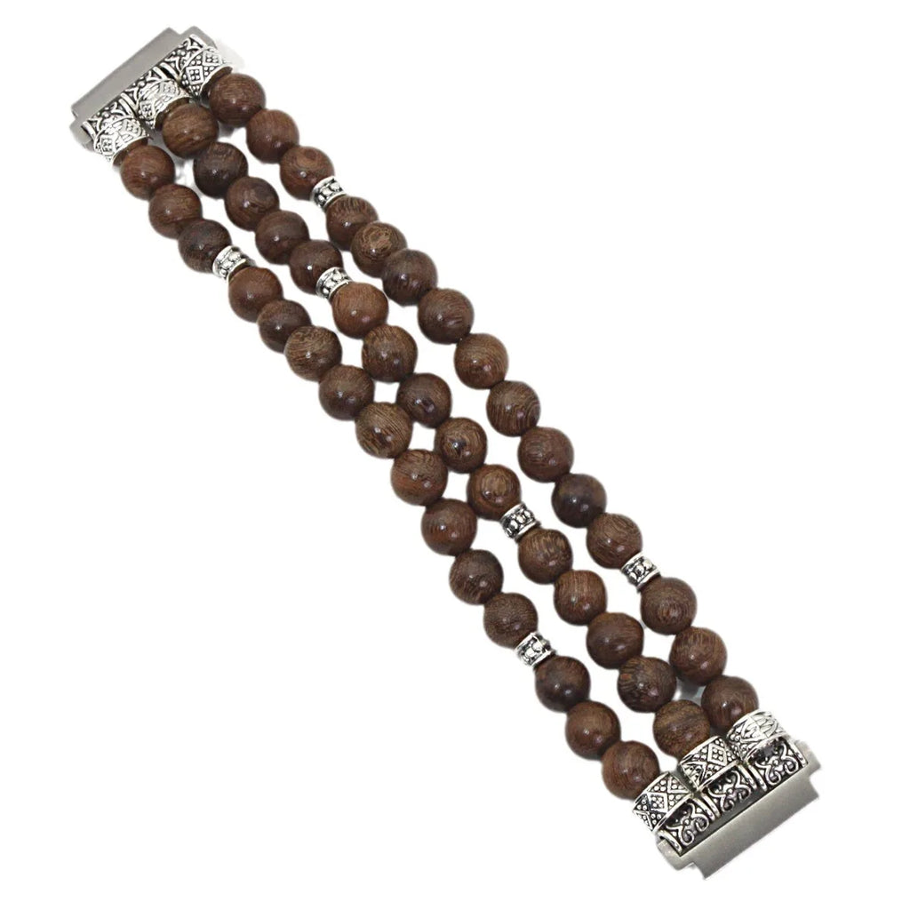 18mm Interface Premium Sandalwood Cinnabar Strap - Buddhist Beaded for Huawei Watch Qme Sandalwood A 170-180mm