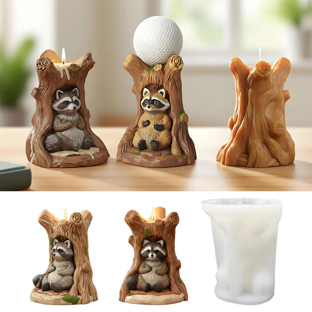 Tree Stump Silicone Mold 3D Stump-shaped Home Decor Apartment Room Qme