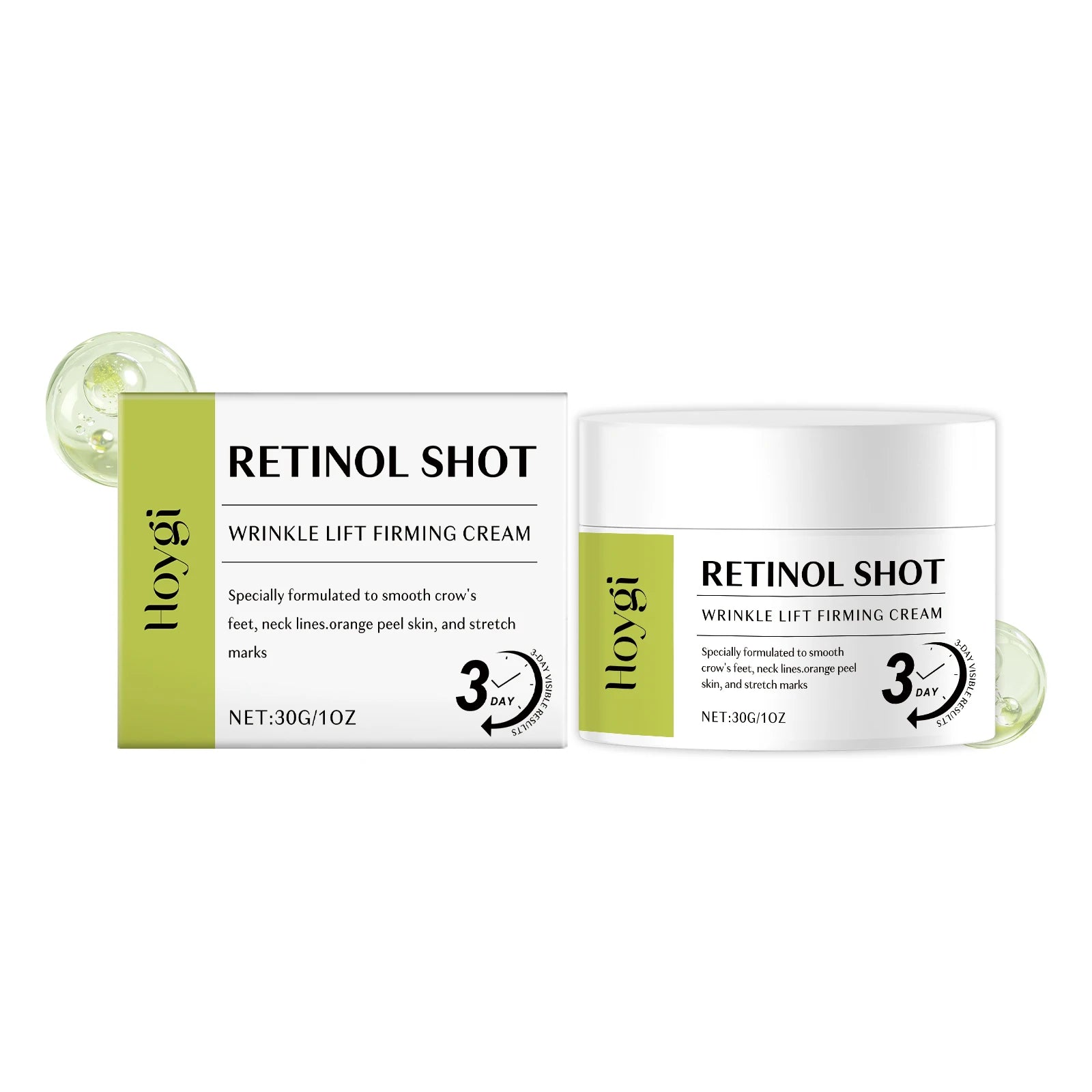 Retinol Eye Care Set Lift Firming Eye Cream Fades Fine Lines Pore Shrinking Dark Circles Repair Retinol Firming Eye Serum Qme Eye Cream