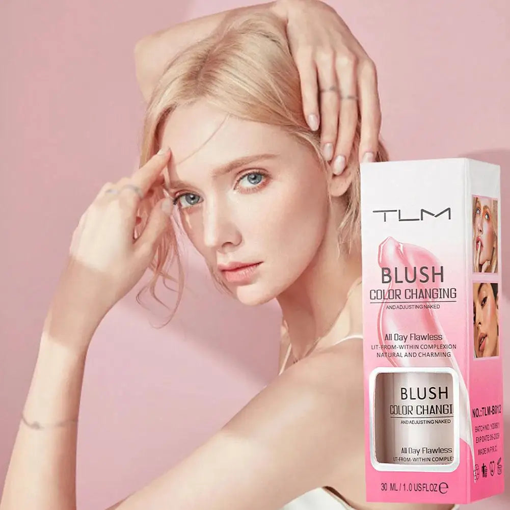 Warming Blush Liquid Foundation Temperature Changing Naturally Blends Qme