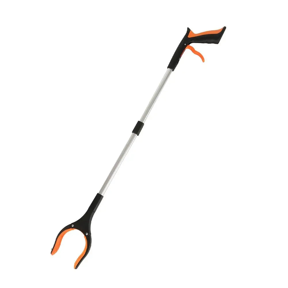 Grabber Reacher Tool Foldable Telescopic Trash Claw Gripper Pickup Qme Orange