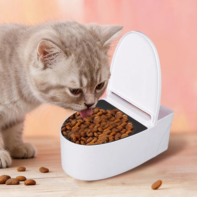 Cat Dog Small Funny Bowl Dogs Cats Hilarious Gravity Toilet Water Qme