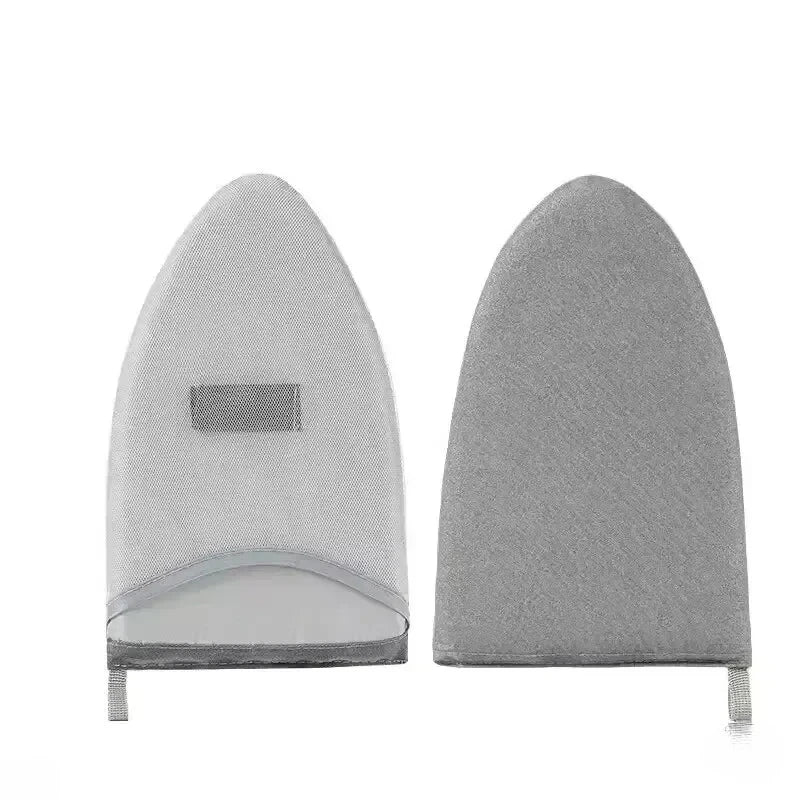Portable fabric ironing board, with insulated gloves and tray Qme
