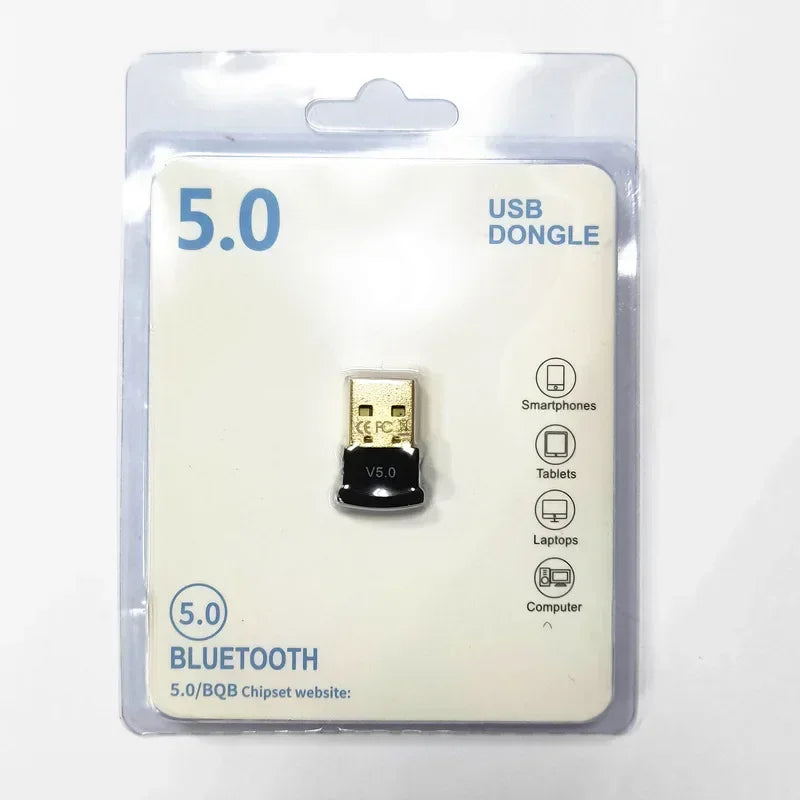 5pcs USB Bluetooth Adapter BT 5.0 for PC Laptop Speaker Wireless Mouse Dongles Computer Earphone BLE Mini Sender Audio Receiver Qme