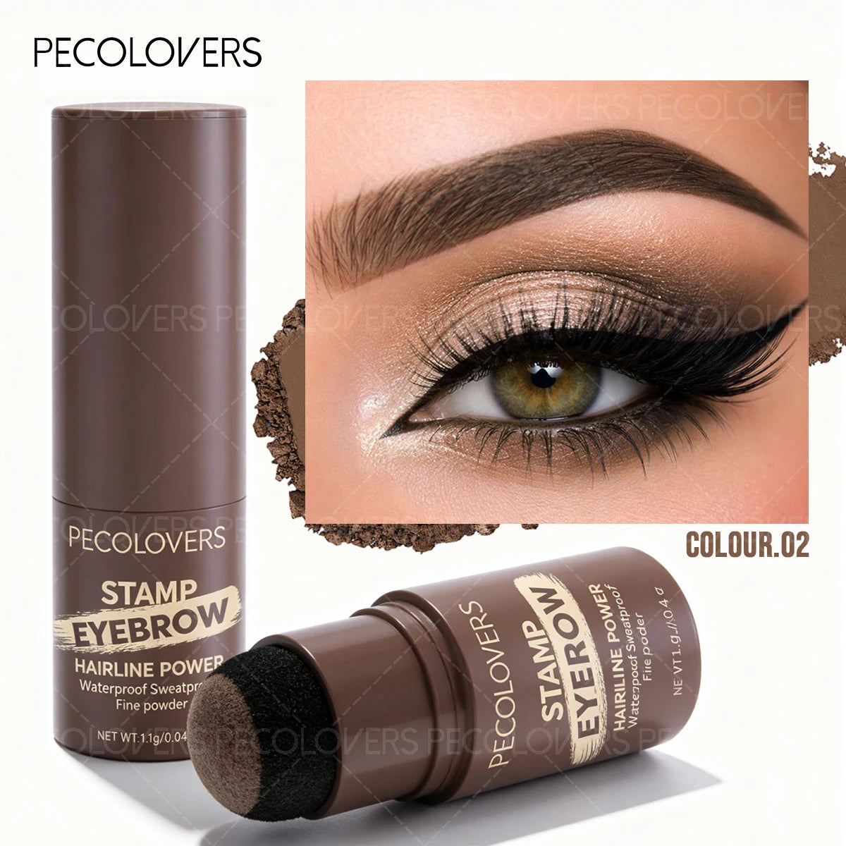 Sta1 Instant Uniform Hairline Shadow Powder Stick Waterproof Qme 02