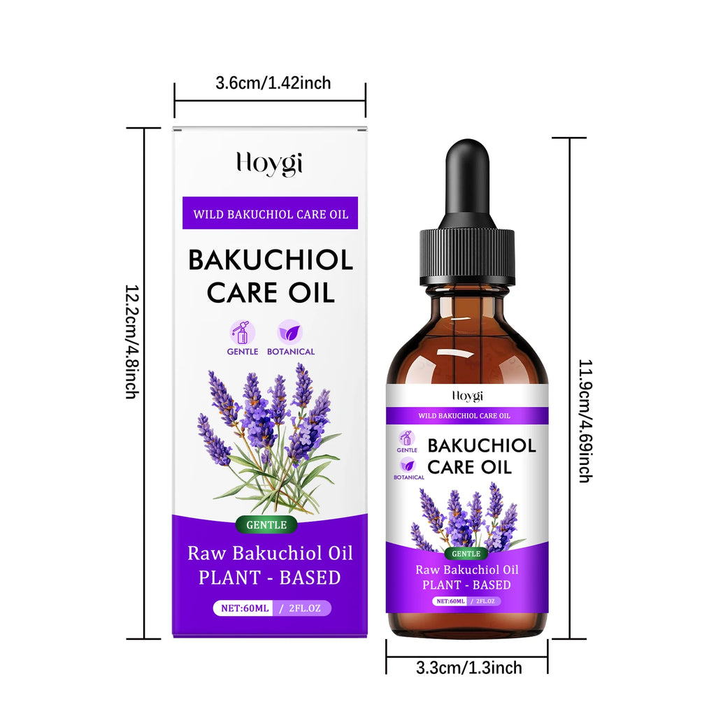 Bakuchiol Essectial Oil Relaxing Fade Fine Lines Brightening Skin Smoothing Facial Body Skin Care Nourish for Sensitive Skin Qme
