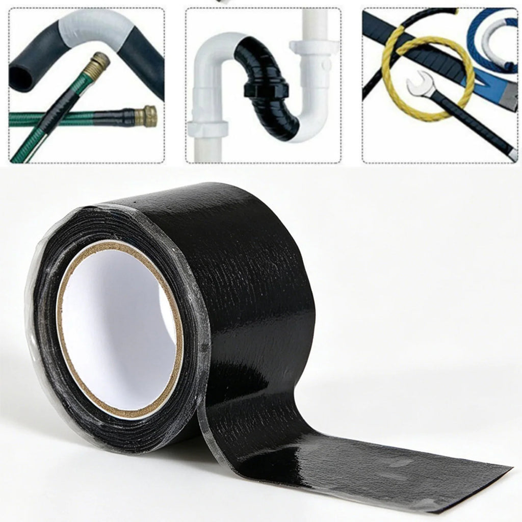 Seal Self Fusing Silicone Tape Weatherproof Sealing Tape for Emergency Pipeline Repair Bandage/Tool Fixing Leaks Flex Qme