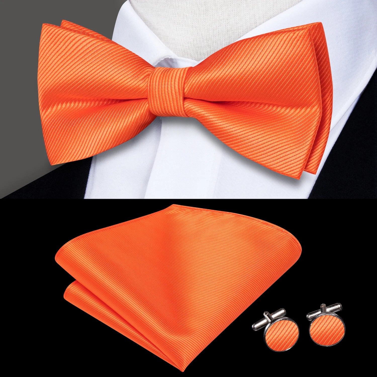 Mens Pre-tied Bowtie Red Yellow Pink White Floral Stripes Bow Tie Qme LDLH0588