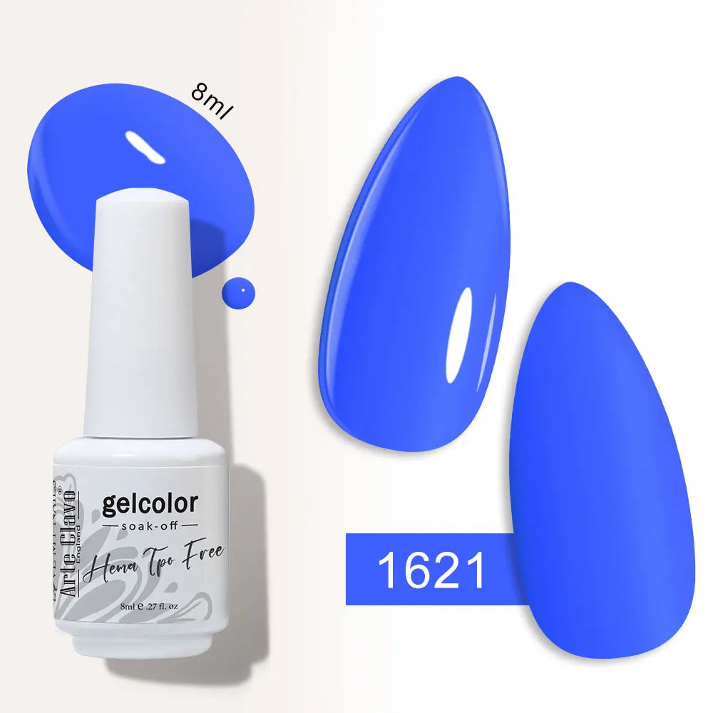 Arte Clavo Semi-permanent Gel Nail Varnish 180 Colors Semipermanent Qme