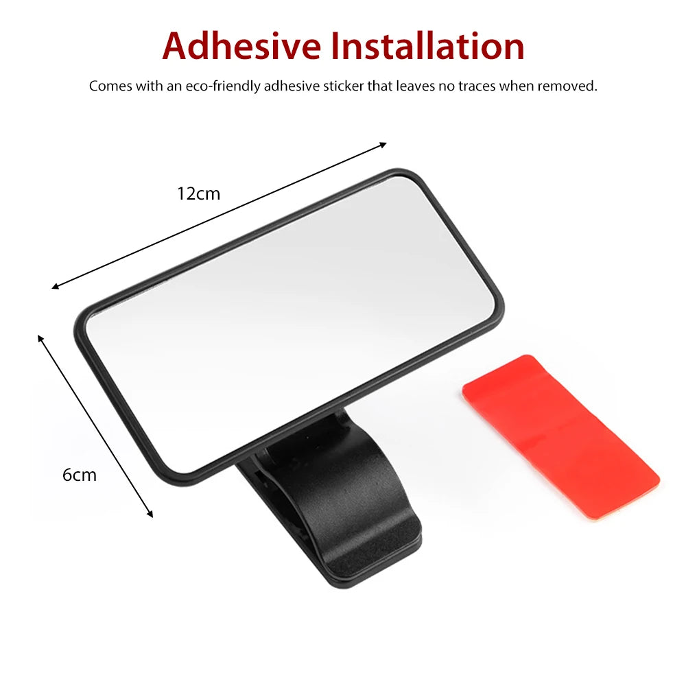 Baby Stroller Rearview Mirror, Interior Rearview Mirror With Adjustable Suction Cup, Installed On Car, Truck, Suv Windshield Qme