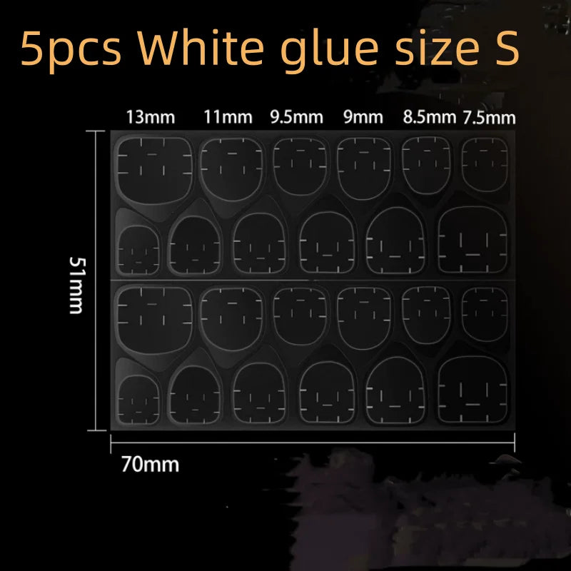 Nail Jelly Glue Double Sided False Art Adhesive Tape Sticker Nails