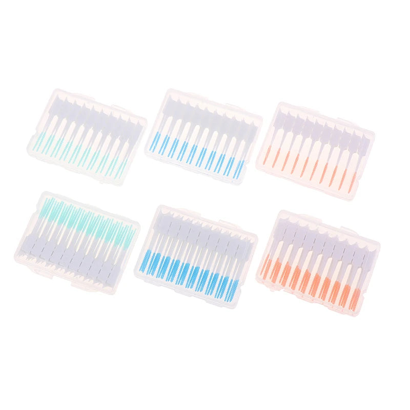 20 Between Teeth Oral Care Toothpick Interdental Brush Cleaning Qme