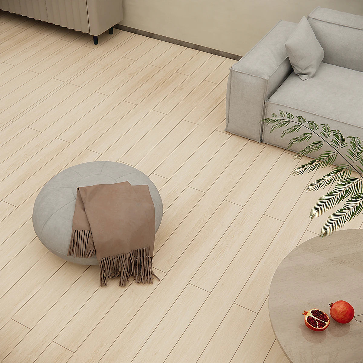 Self-adhesive Waterproof Solid Floor Stickers Suitable Living Rooms Qme