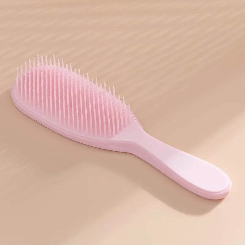 Scalp Massage Comb Anti-static Hair Brushes Not Knotted Tangle Qme Pink