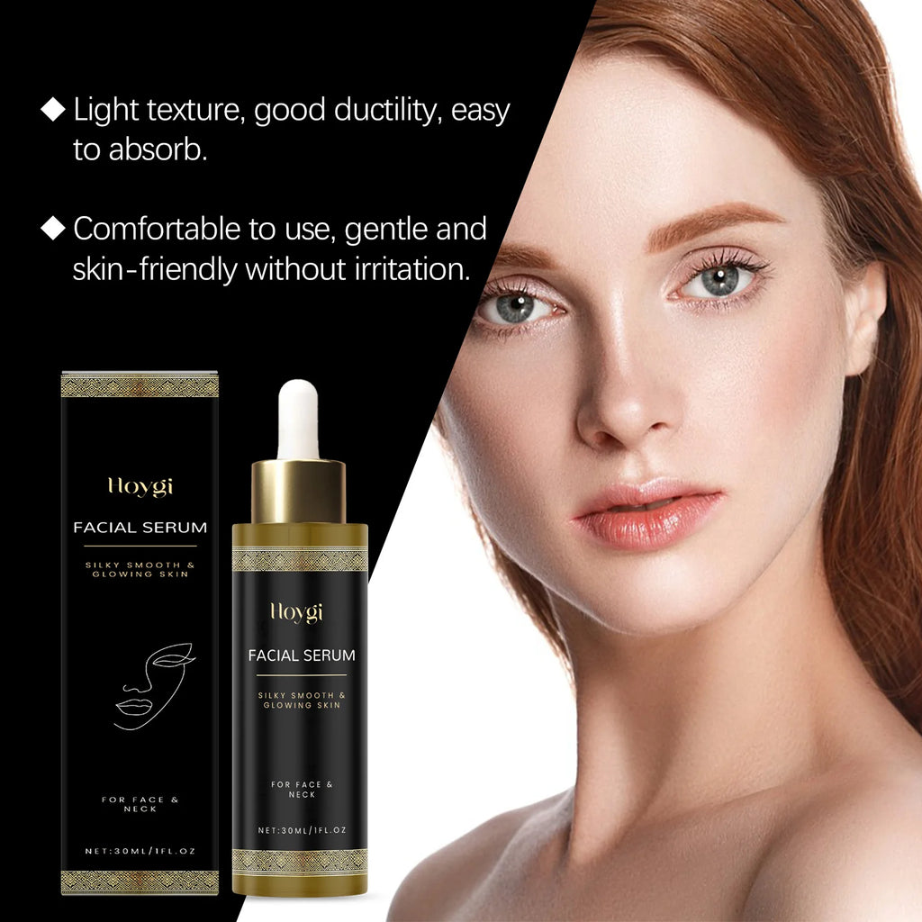 Tightening Facial Serum Moisturizing Anti-Wrinkle Brightening Face Essence Natural Rejuvenating Even Skin Tone Soft Elastic Skin Qme