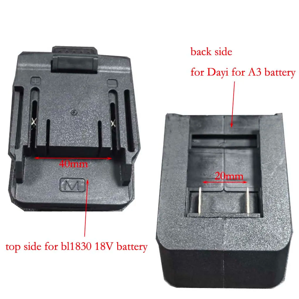1pc Battery Adapter Converter Replacement For Dayi For A3/2106 Battery Convert Power Tools Parts Easy To Install Qme for 2106 battery