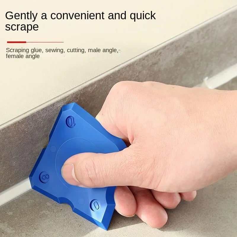4-Piece Silicone Caulking Tool Versatile Easy Clean-up Professional Qme