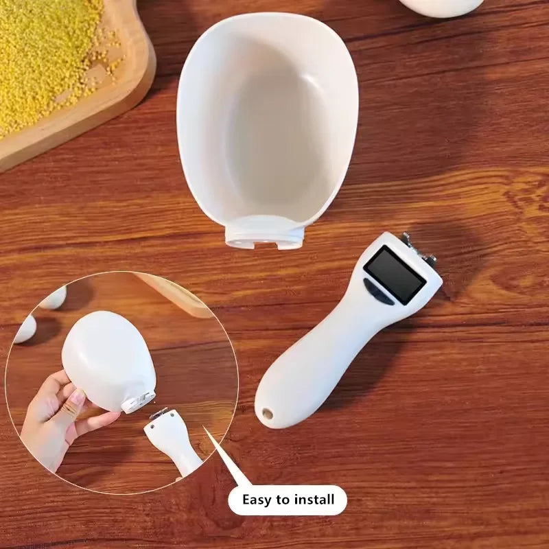 Kitchen Digital Food Measuring Spoon Scale Pet Food Measuring Spoon Scale Suitable For Cat And Dog Food Measuring Flour Spoon ﻿ Qme