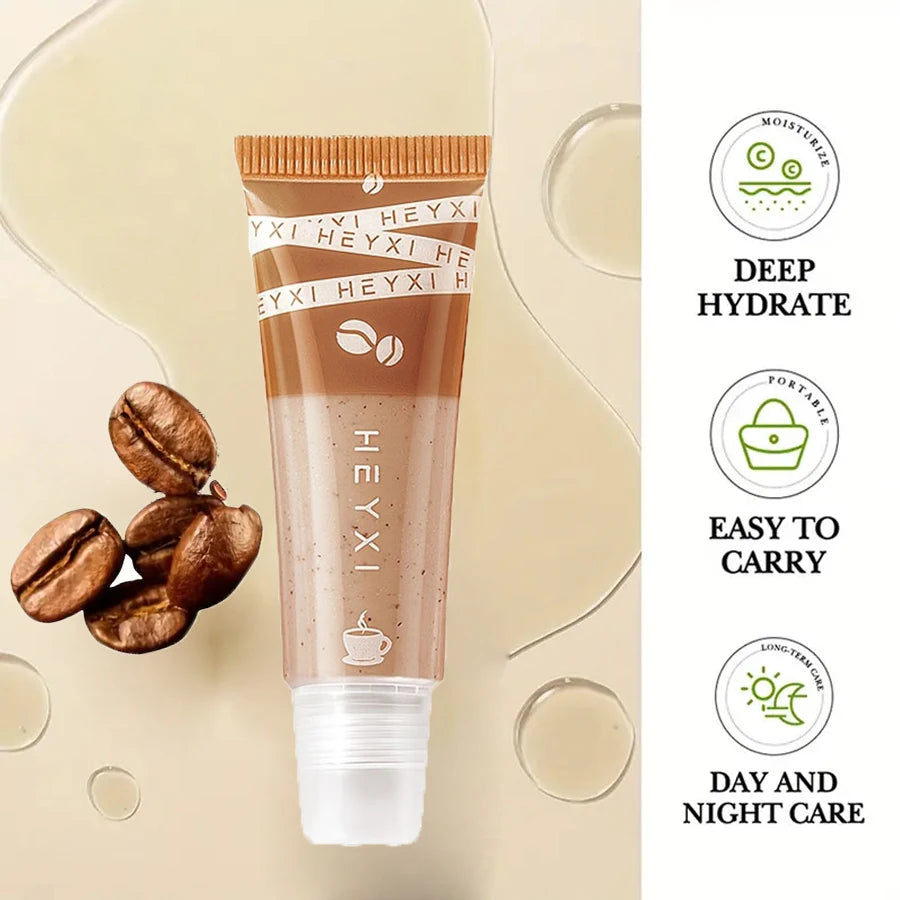 Coffee Lip Moisturizing Scrub Hydrating Water Locking Brightening Qme