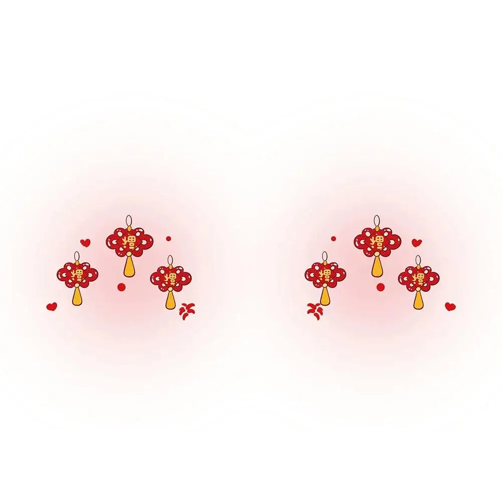 2026 New Year Face Decals Easy-Apply Festive Makeup Stickers For Parties Temporary Waterproof Facial Decor Tattoo Accessori M3M6 Qme N CN