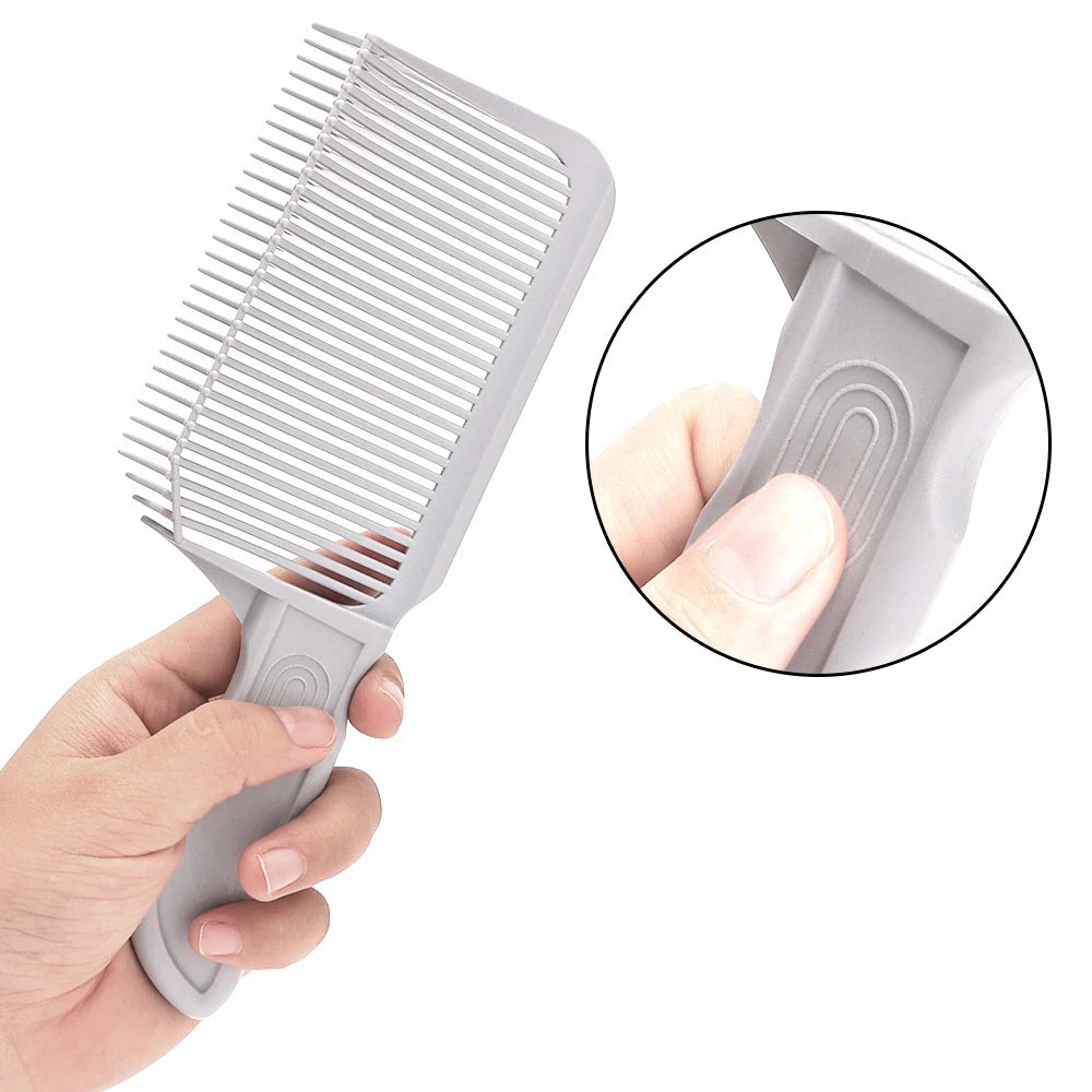 Fading Comb Professional Barber Clipper Blending Flat Hair Cutting Qme