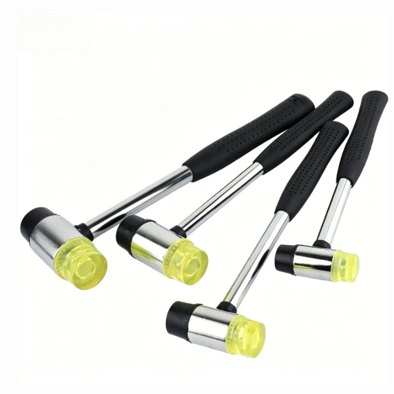 Double Face Soft Tap Rubber Hammer 25mm Multifunctional Glazing Window Beads Hammers Nylon Head Rubber Mallet Qme