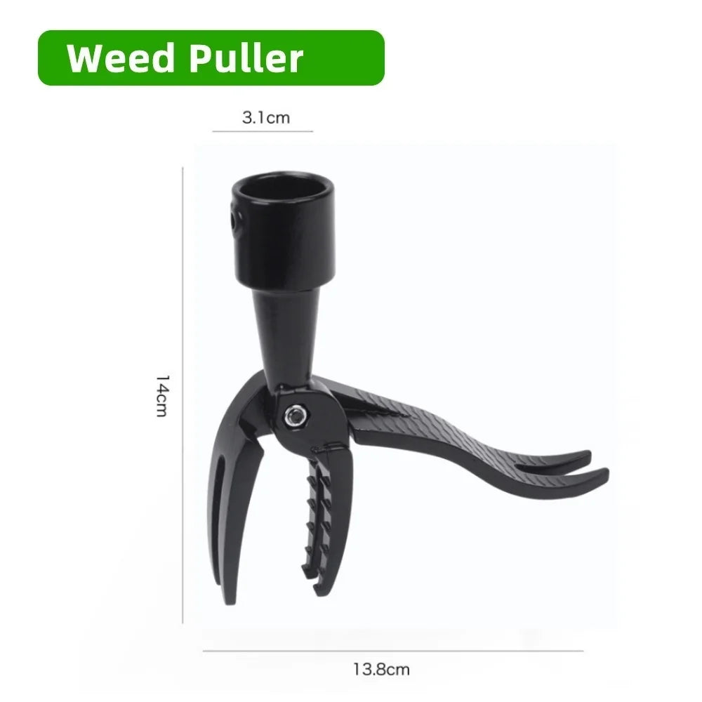 Stand Up Weed Puller Manual Vertical Weed Stuff/Pulling/Garden Tools Garden Foot Pedal Shovel Root Metal Weed Remover with Rod Qme Only Weeder
