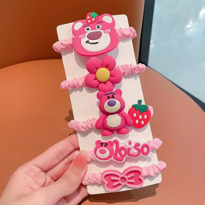 Clow Mi Cartoon Hair Tie Cute Gentle Clips Accessories Students Qme 2