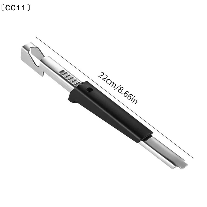 Adjustable Stainless Steel Jar Opener Lid Gripper Bottle Weak Hands Qme