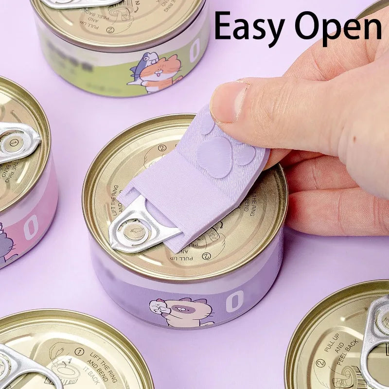 Cute Cat Paw Pet Food Can Opener Easy Ring Pull Opener Tool for Cat Dog Canned Food Protect Nails Ergonomic Kitchen Accessories Qme
