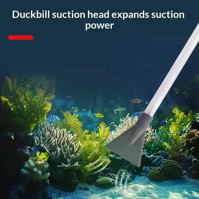 Aquarium Siphon Water Changer Cleaner Siphon Pump For Fish Tank Water Change Fish Tank Cleaner Convenient Siphon Qme