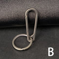Titanium Buckles EDC Outdoor Tool Alloy Keychain Tiranium Buckle Key Qme B