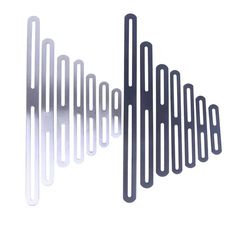 Stainless Steel Straight Angle Bracket Black Silver Thickened 180 Qme
