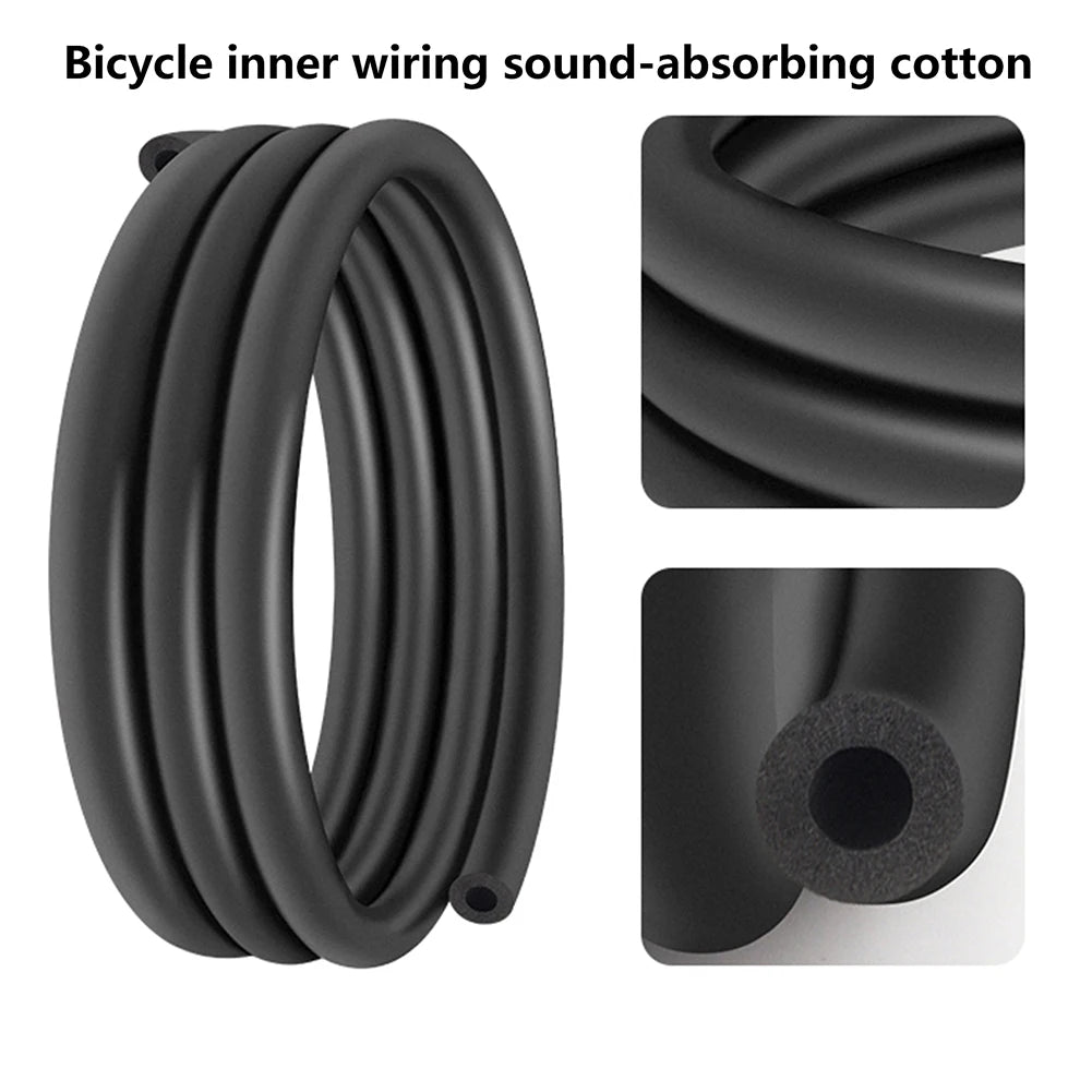 MUQZI Bike Frame Internal Housing Damper Soundproof Bike Internal Line Housing Damper for MTB Road Bicycle Shifting Cable Qme