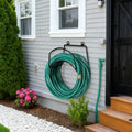 ^Garden Wall-Mounted Water Pipe And Hose Storage Rack Metal Hose Bracket Fixed Installation Carbon Steel Water Pipe Rack Qme Default Title
