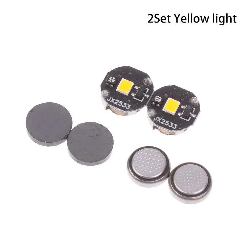 Mini Magnetic Switch LED Light Models DIY Dollhouse Lighting Toy Eyes Qme A2