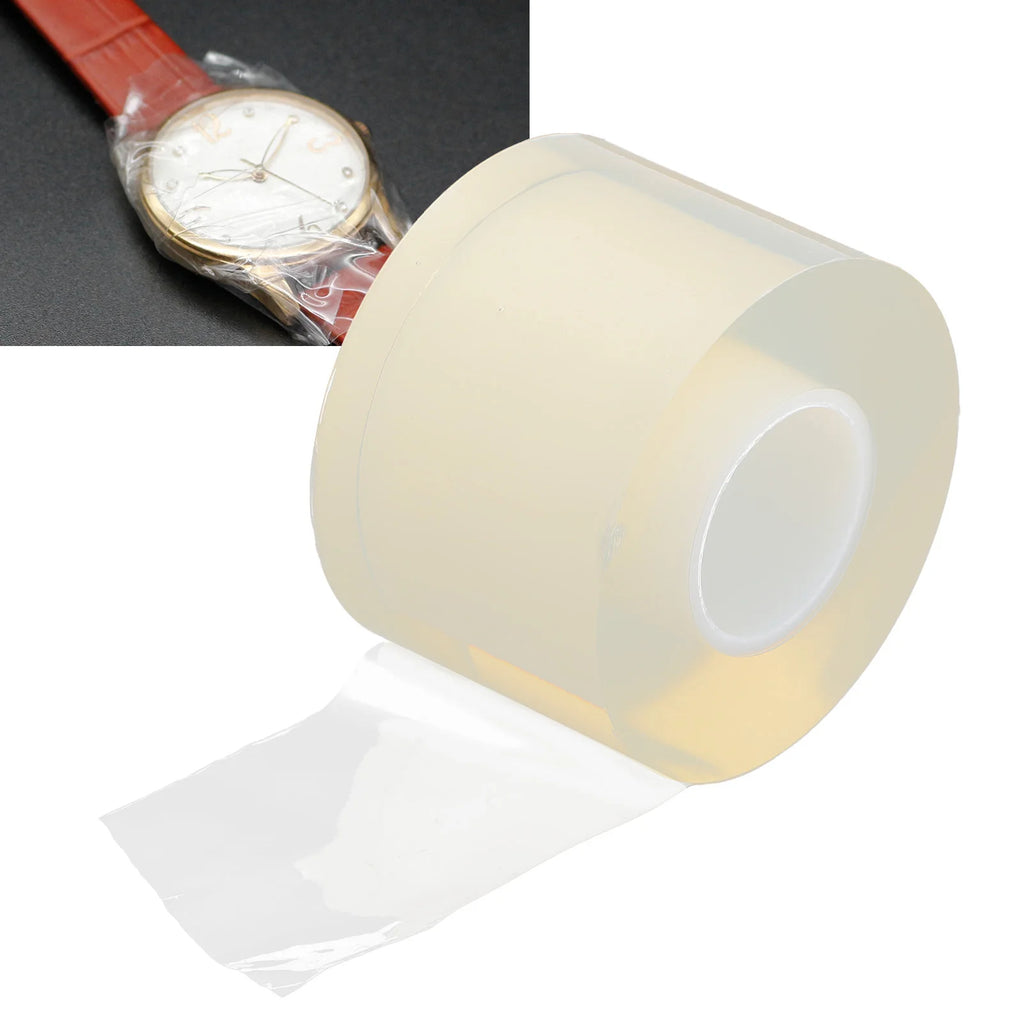 Watch Protective Film AntiStatic Transparent Watch Jewelry Protector Tape Watch Tools Watch Anti‑Static Film Watch Wrap Film Qme