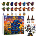 Gnome Countdown Calendar 24-Day Ornament Halloween Collectible 2D Qme A China Mainland 28x32x4cm