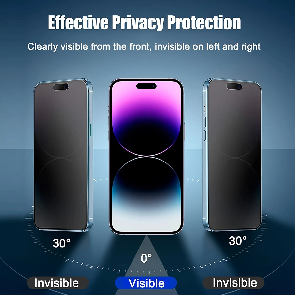 Privacy Hydrogel Screen Protective Film Full Coverage Scratch Qme