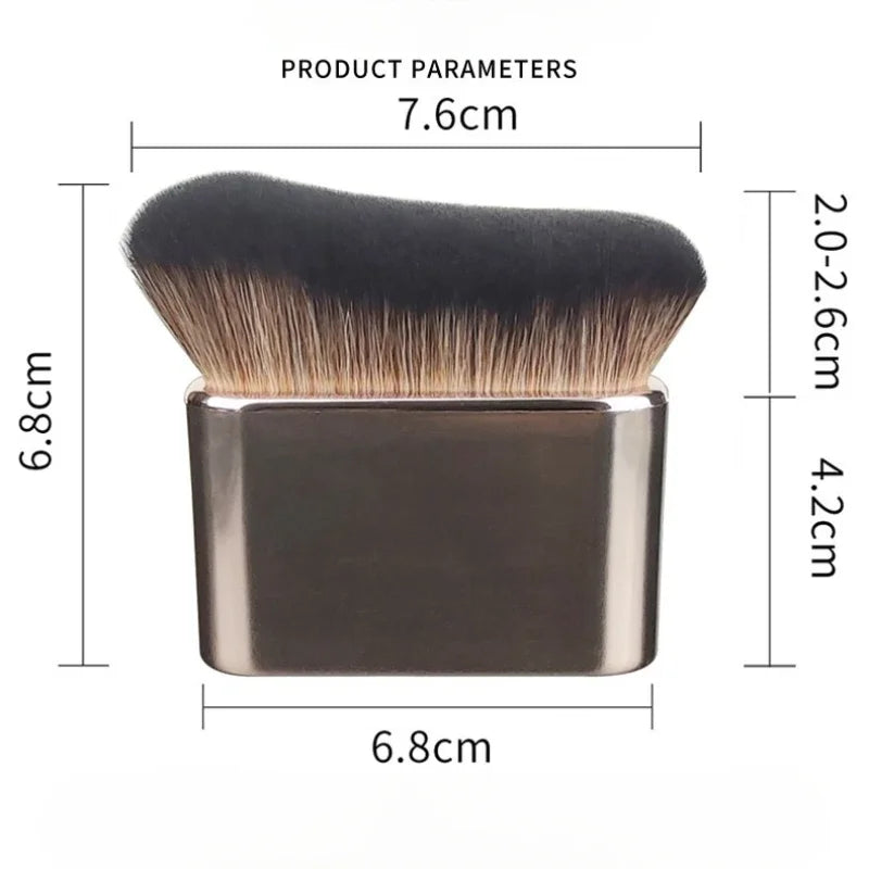 1PC Neck Brush Foundation Makeup Powder Brush Makeup Brushes Makeup Tools Soft Hair Make up Multi-purpose Body Flat Brush Qme
