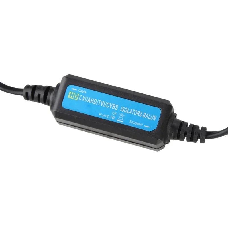 2pcs Ground Loop Isolator Video Balun - BNC M/F for HD-TVI/CVI/AHD/CVBS/CVBS Cameras | Anti-Interference Coaxial Noise Filter Qme